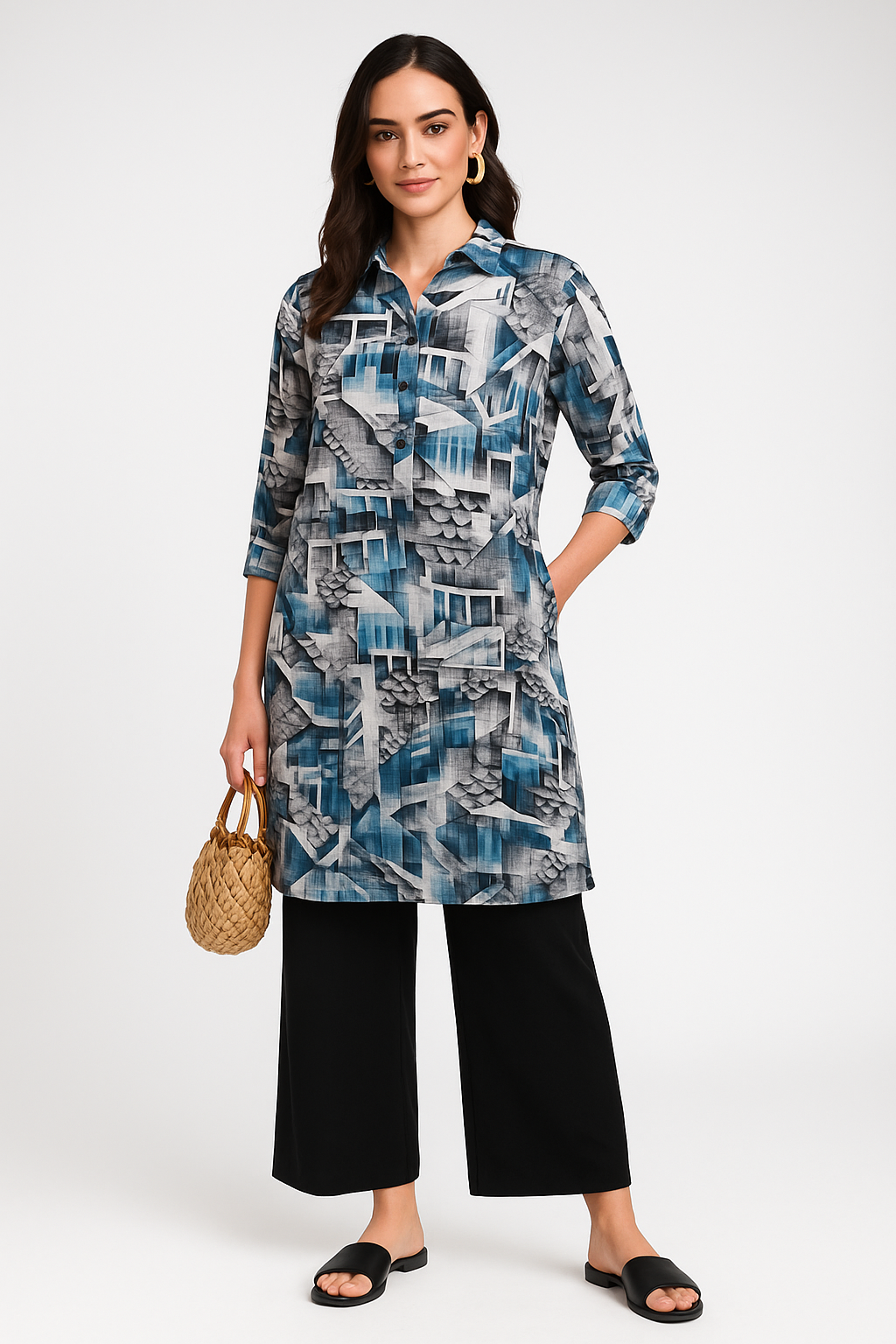 Mosaic Tunic Top