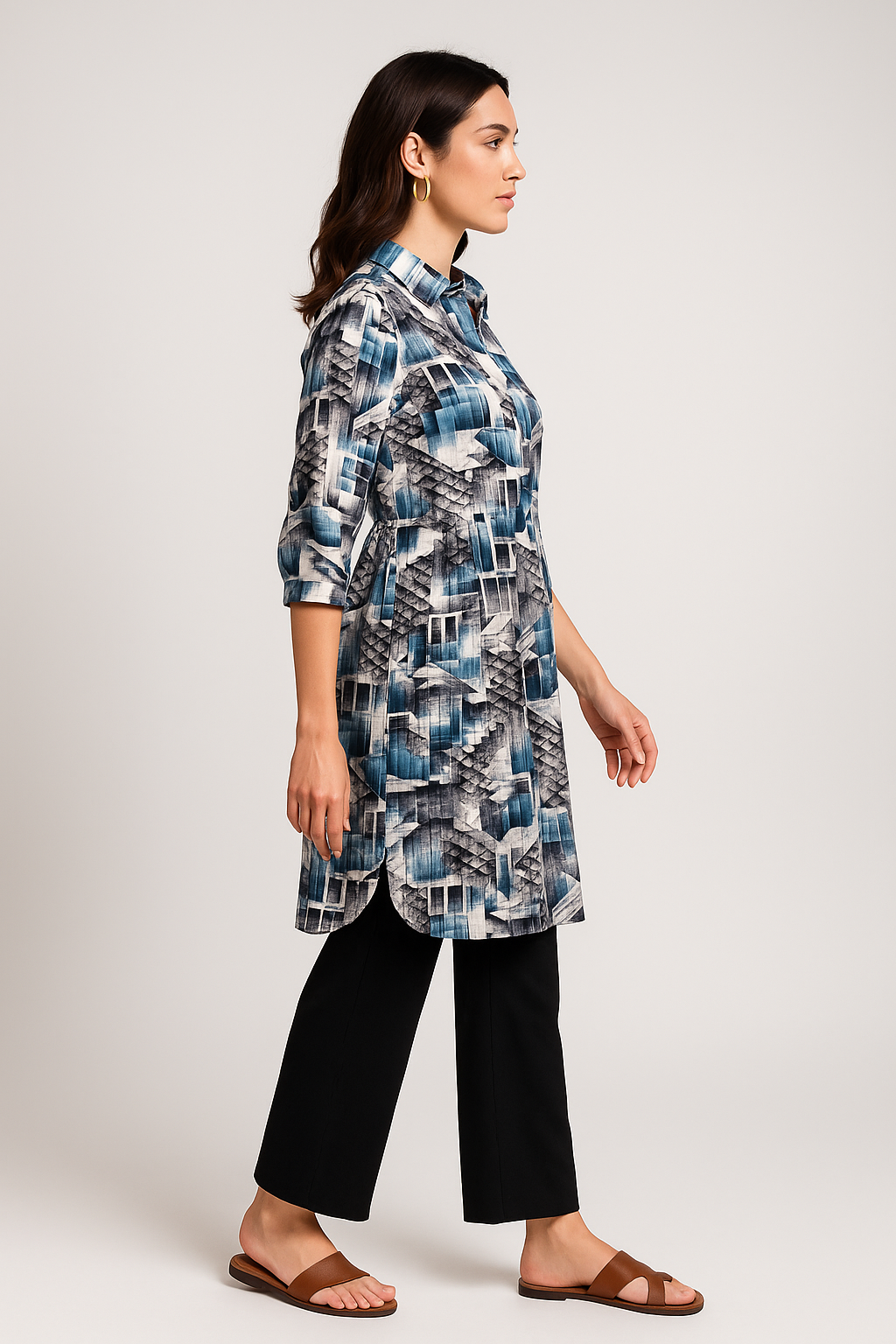 Mosaic Tunic Top